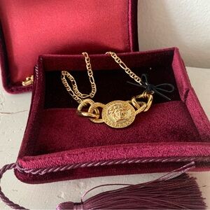 Versace Medusa chain necklace/choker